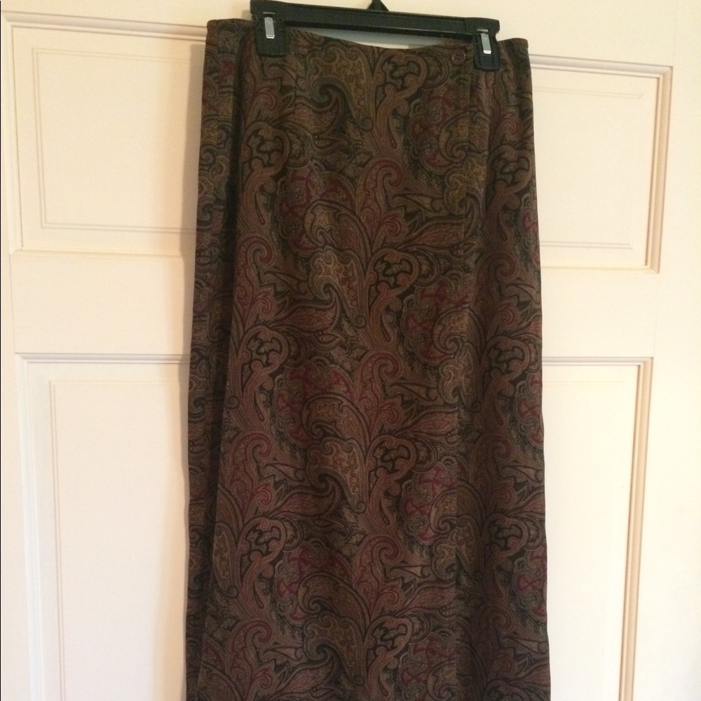 Straight wrap skirt
